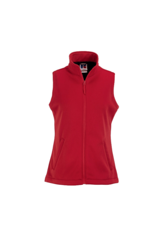 Russell_Ladies_Softshell_Gilet_Classic_Red